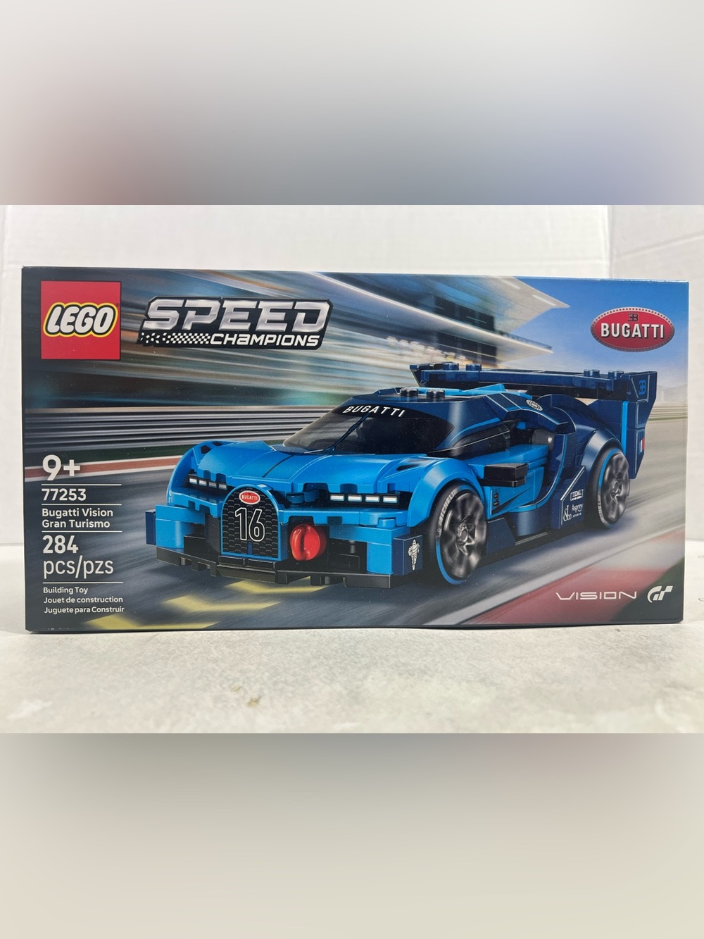 Lego Speed Champions Bugatti Vision Grand Turismo 77253, 284 Pieces!